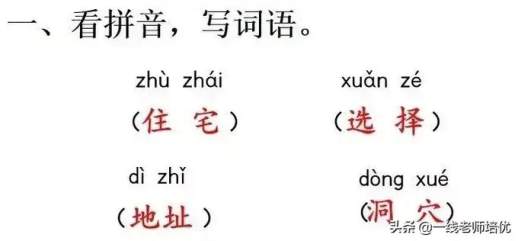 择字组词