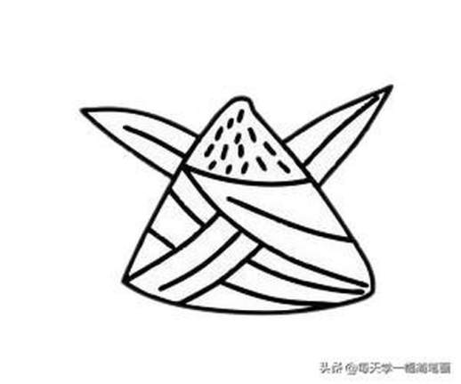 粽子的简笔画