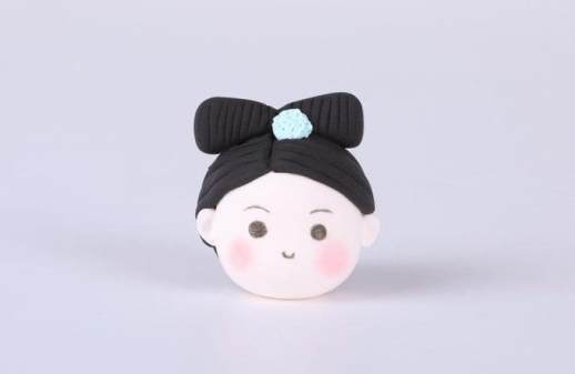 超轻粘土diy简单小女孩