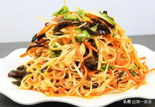 凉拌豆腐皮的简单做法