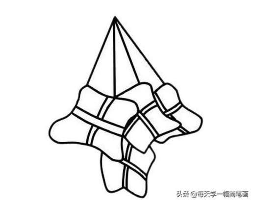粽子的简笔画