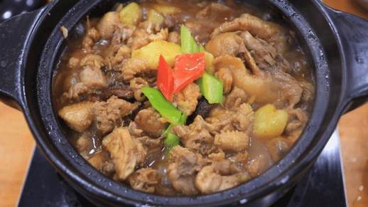 土豆香菇炖鸡块