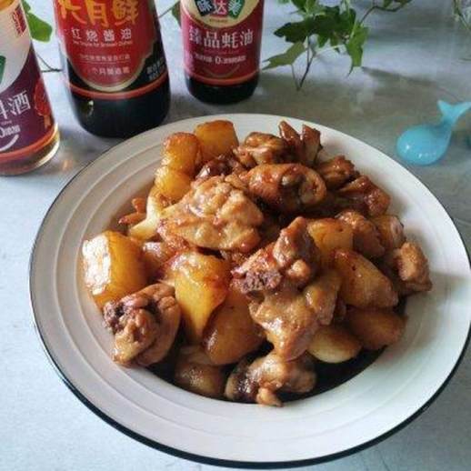 土豆炒鸡腿