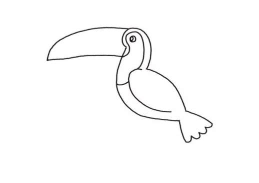 简笔画鸟的画法简单
