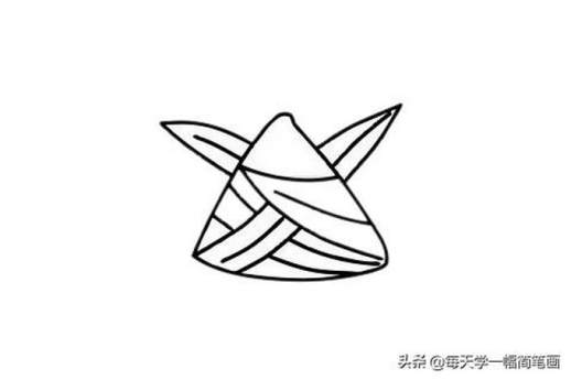 粽子的简笔画