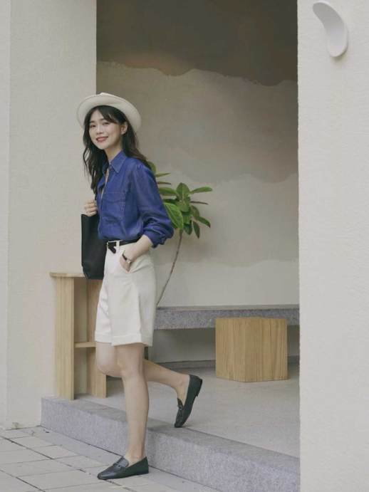 牛仔衬衫如何搭配