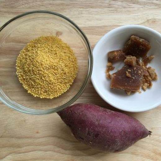 紫薯小米粥