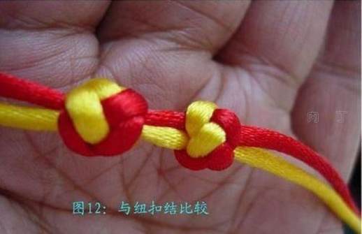 纽扣结编法图解