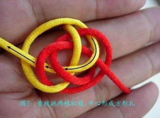 纽扣结编法图解