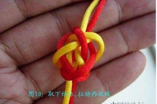 纽扣结编法图解