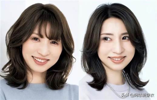 齐肩烫发发型2019减龄