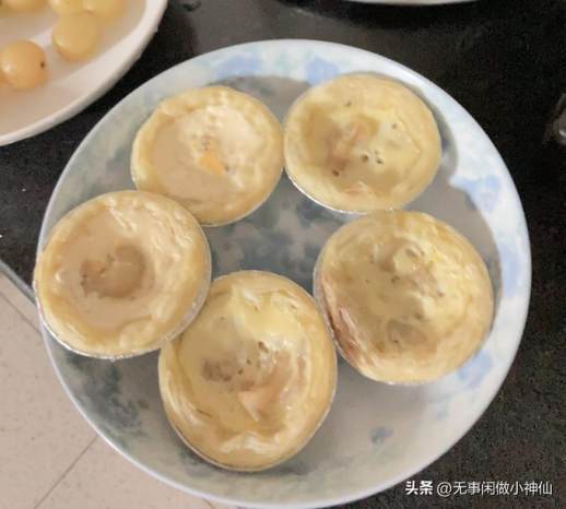 微波炉烤蛋挞