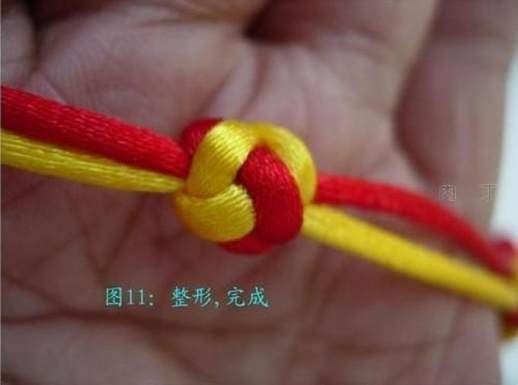 纽扣结编法图解