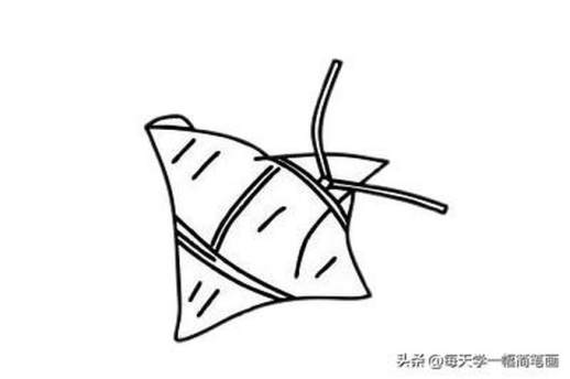 粽子的简笔画