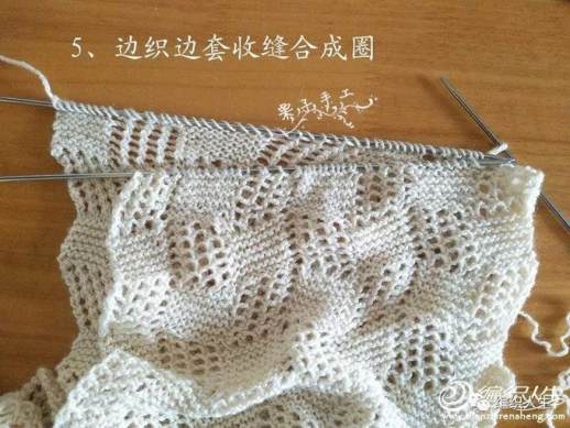 女士宽围脖的戴法图解