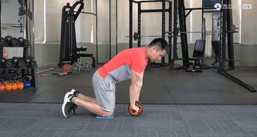 腹肌轮效果怎么样_每天200次跪姿健腹轮效果