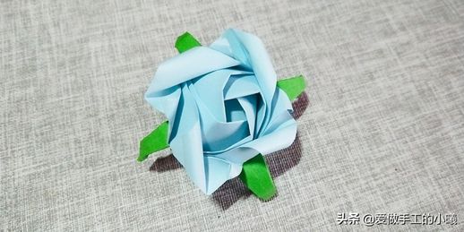 简单易学玫瑰花折纸_一步一步教你折玫瑰花