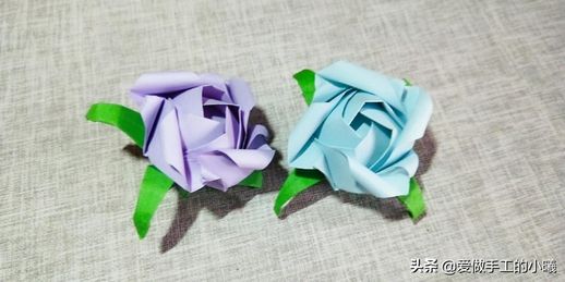 简单易学玫瑰花折纸_一步一步教你折玫瑰花
