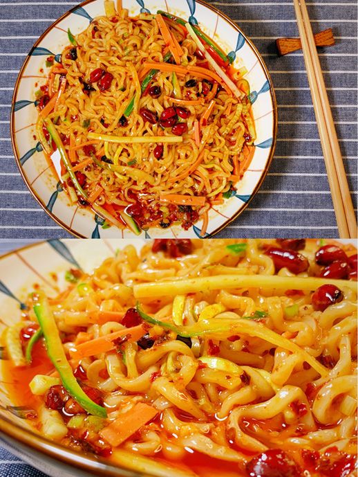 康师傅干拌面怎么吃_康师傅干拌面粉包先放还是后放