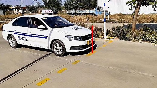 倒库技巧图解30厘米_侧方倒库出库技巧图解