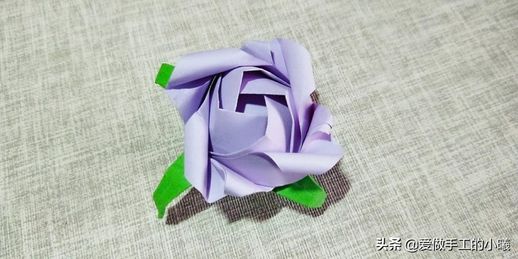 简单易学玫瑰花折纸_一步一步教你折玫瑰花