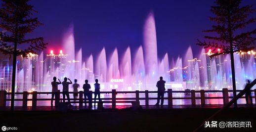 洛阳音乐喷泉_洛阳泉舜音乐喷泉开放时间