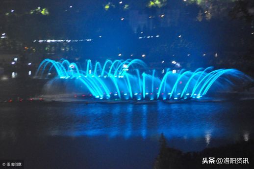洛阳音乐喷泉_洛阳泉舜音乐喷泉开放时间